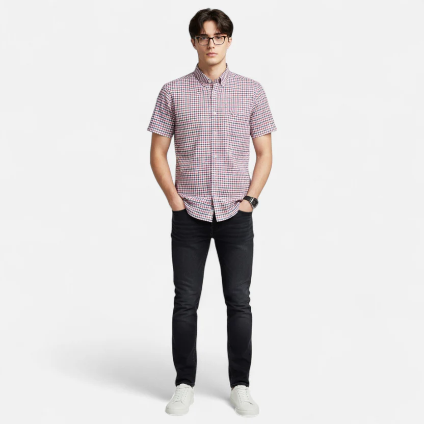 Men's Classic Oxford Short-Sleeve Shirt