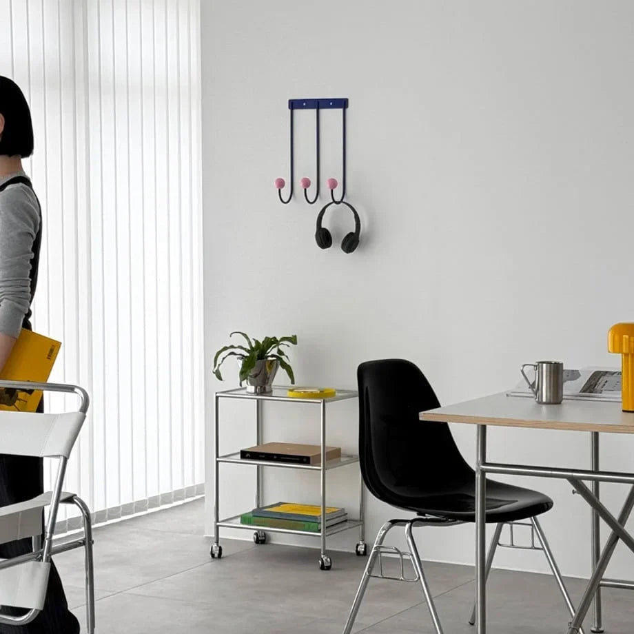 Color Block Metal Wall Hooks
