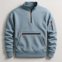 Men's Zip Pocket Knit Pullover