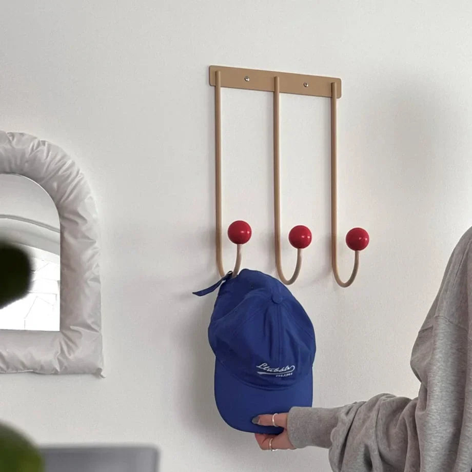 Color Block Metal Wall Hooks