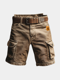 Men's Cargo Shorts with Flap Pockets