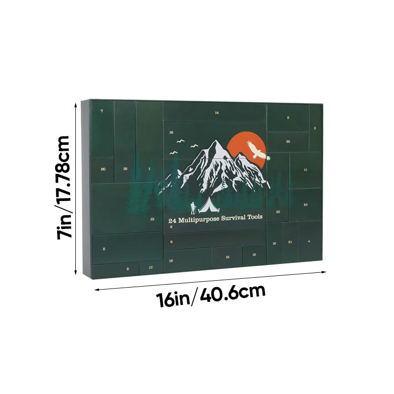 Outdoor Survival Gear Advent Calendar 24 Days