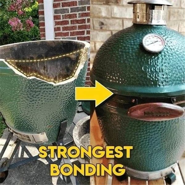 High-strength adhesive bonding shown on outdoor grill metal components