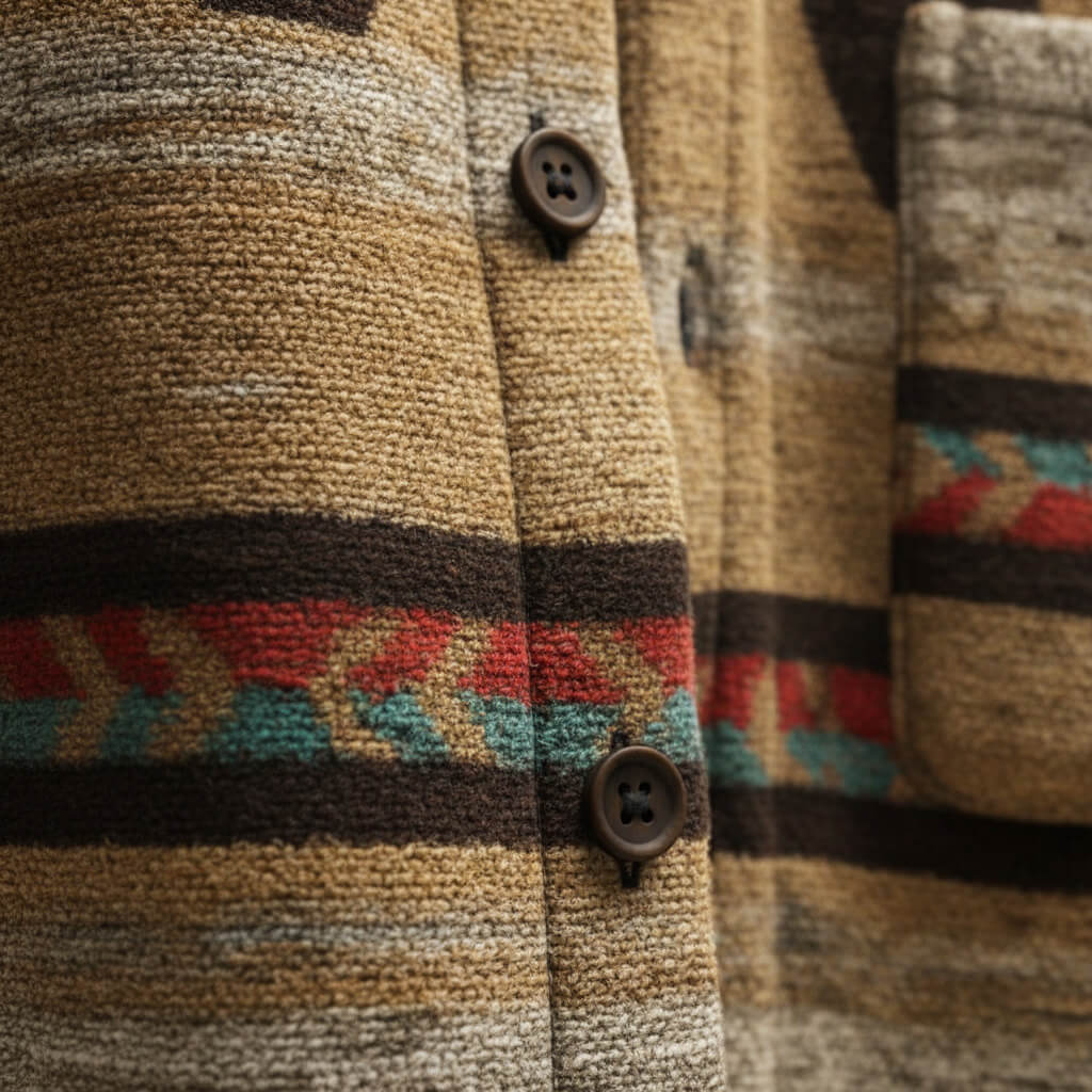 Men's Patterned Relaxed Jacket