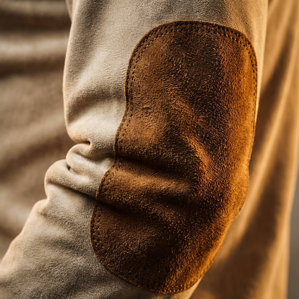 Lace-up contrast henley shirt, texture close-up