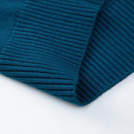 Luxe turtleneck sweater, full look styled view