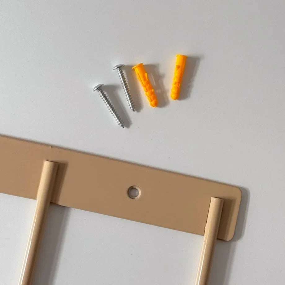 Color Block Metal Wall Hooks