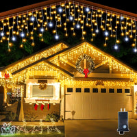 LED Light Curtain Outdoor Warm White Waterproof