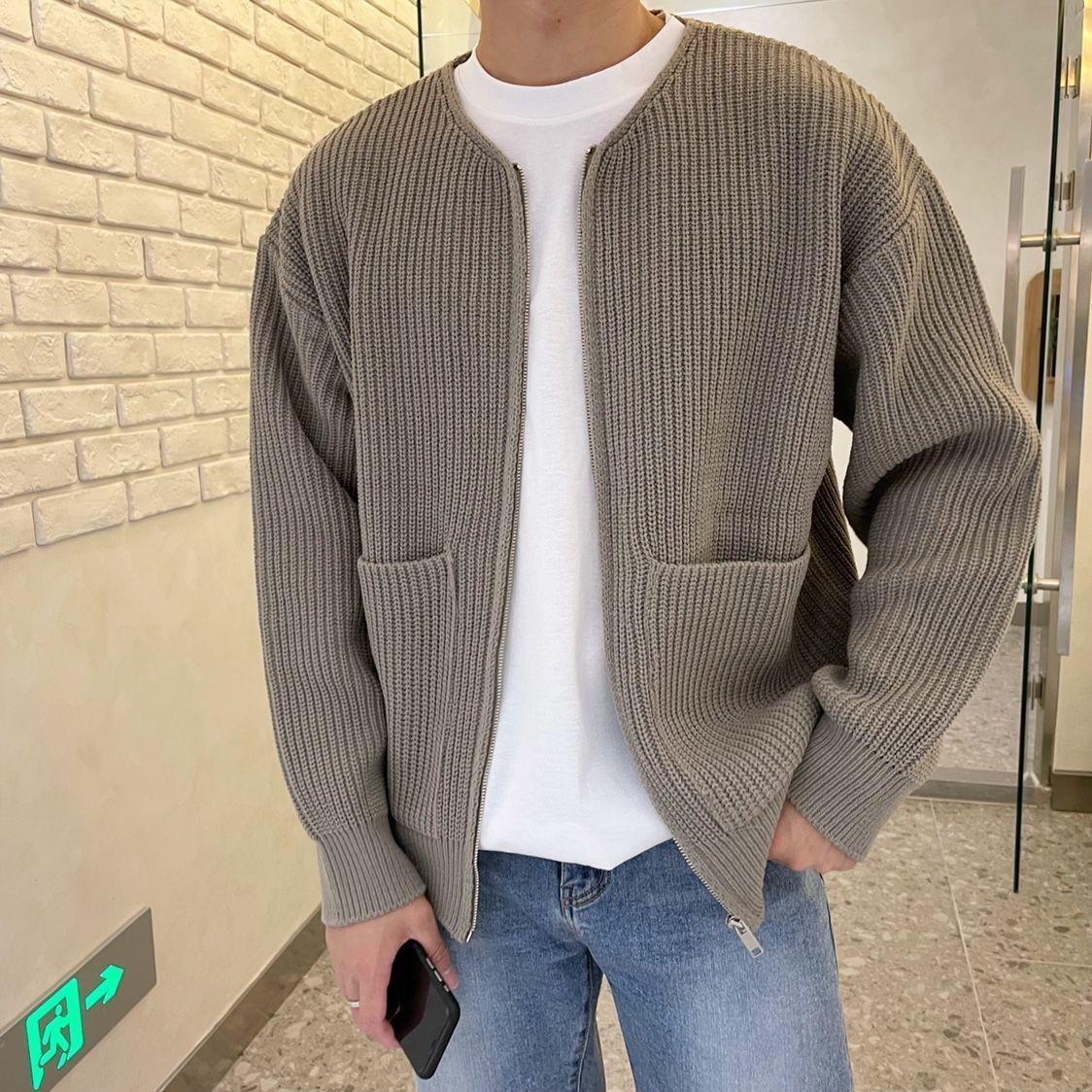 Men's Zip Knit Cardigan