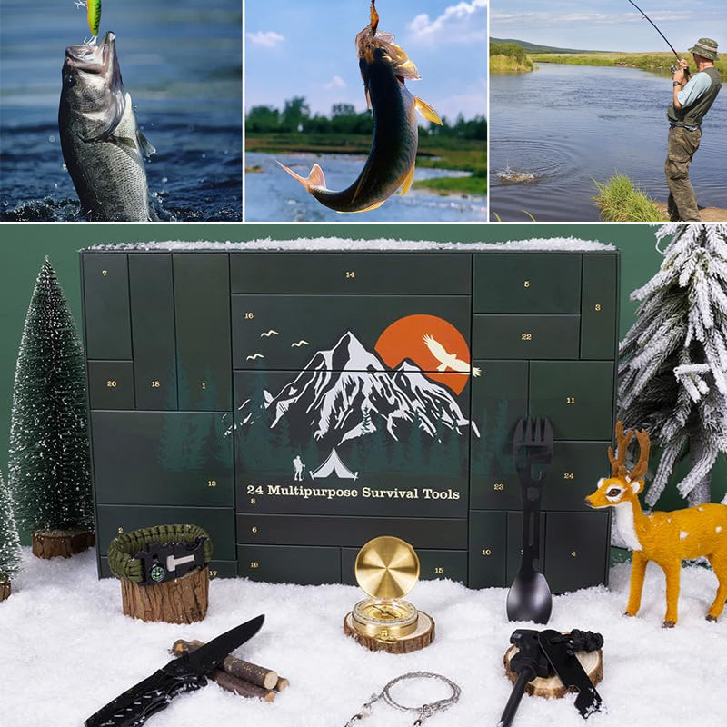 Outdoor Survival Gear Advent Calendar 24 Days