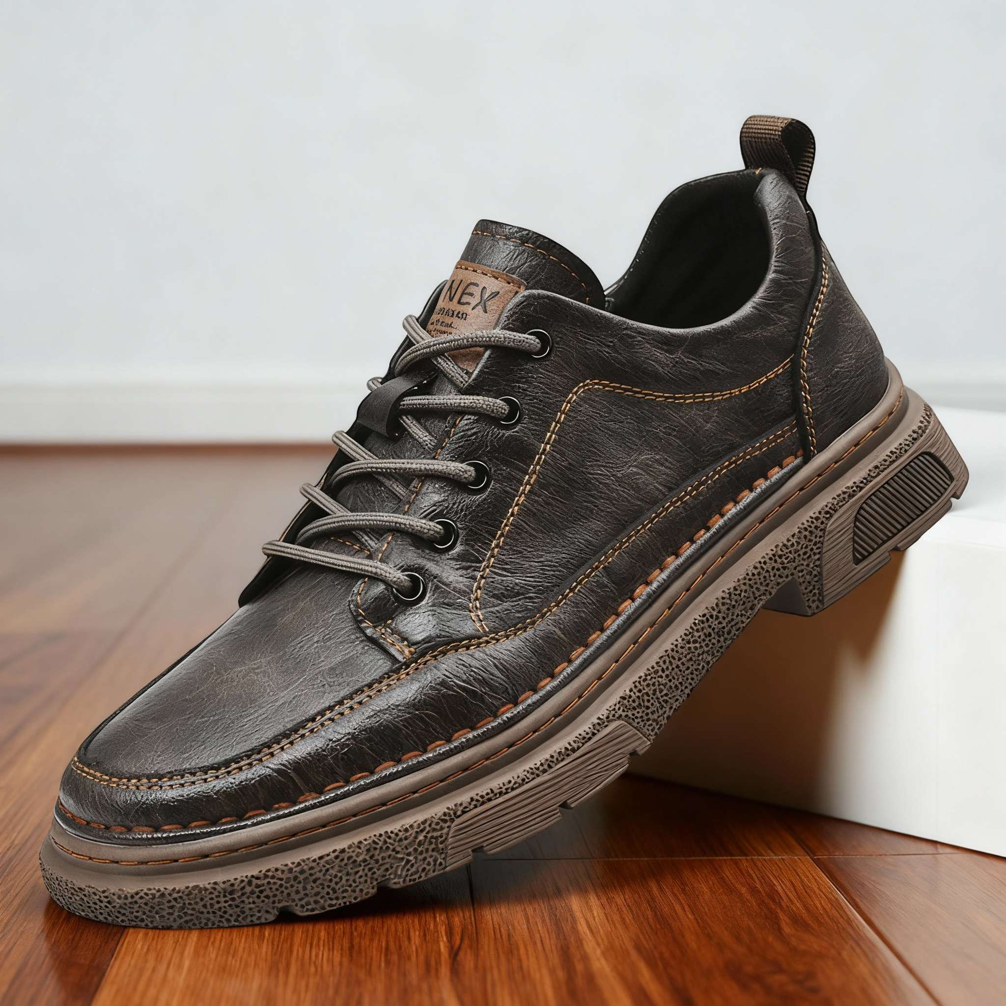 Men's Hand-Stitched Casual Sneakers