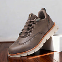 Men's Perforated Lace-Up Sneakers