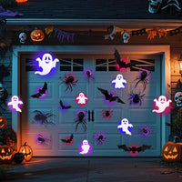 3D Halloween Wall Decor Set with LED Lights