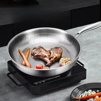 Hammered Titanium Frying Pan
