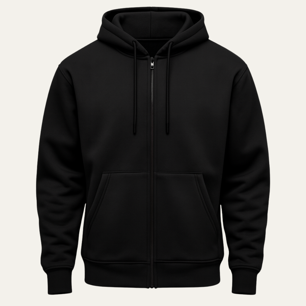 Men's Brushed Interior Zip Up Hoodie