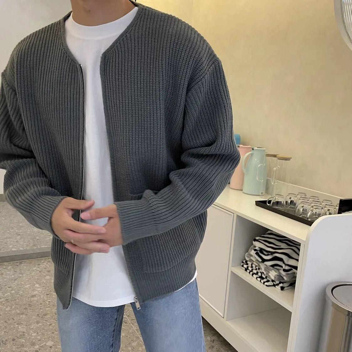 Men's Zip Knit Cardigan