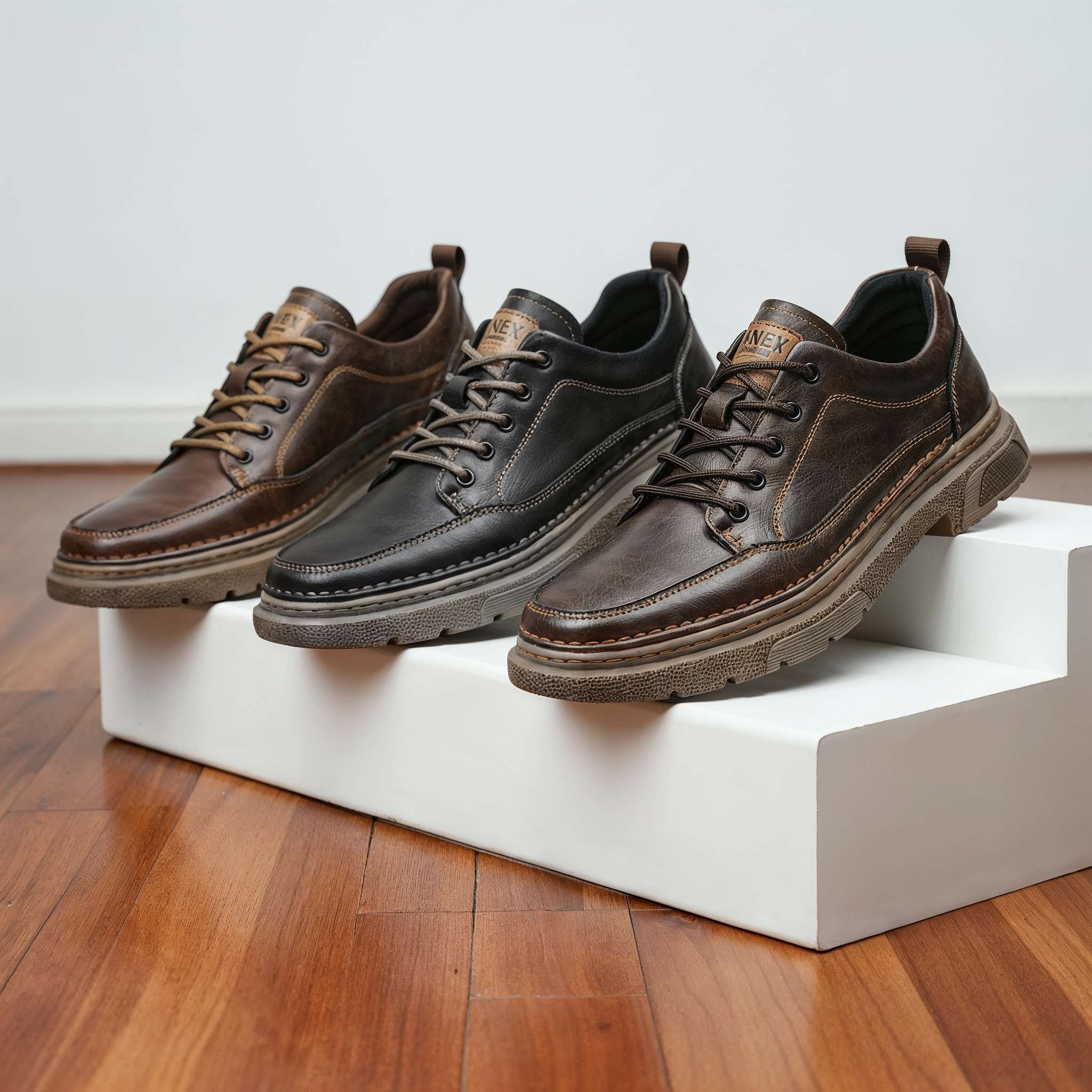 Men's Hand-Stitched Casual Sneakers