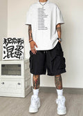Men's Urban Cargo Shorts with Drawstring