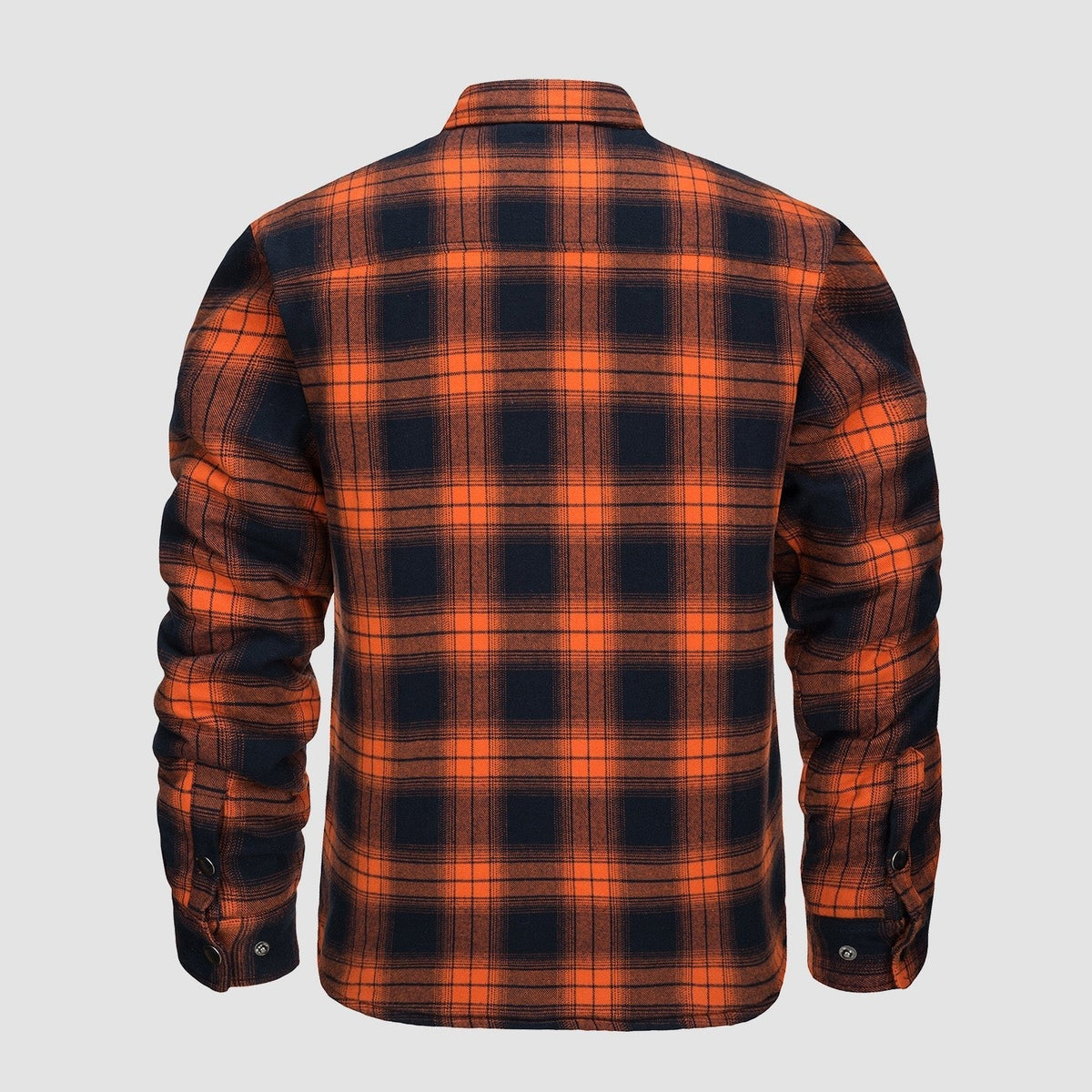Men's Plaid Quilted Shirt Jacket