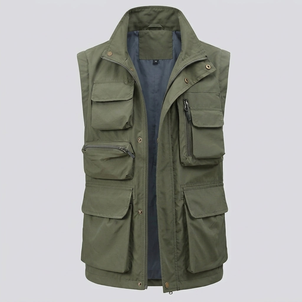 Men's Multi-Pocket Utility Vest