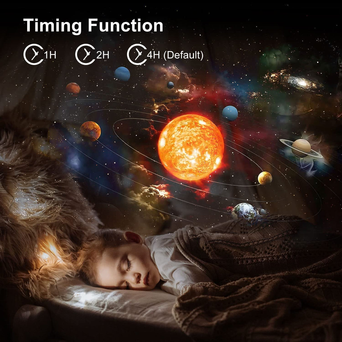 Galaxy Star-Sky Effect Projector Lamp