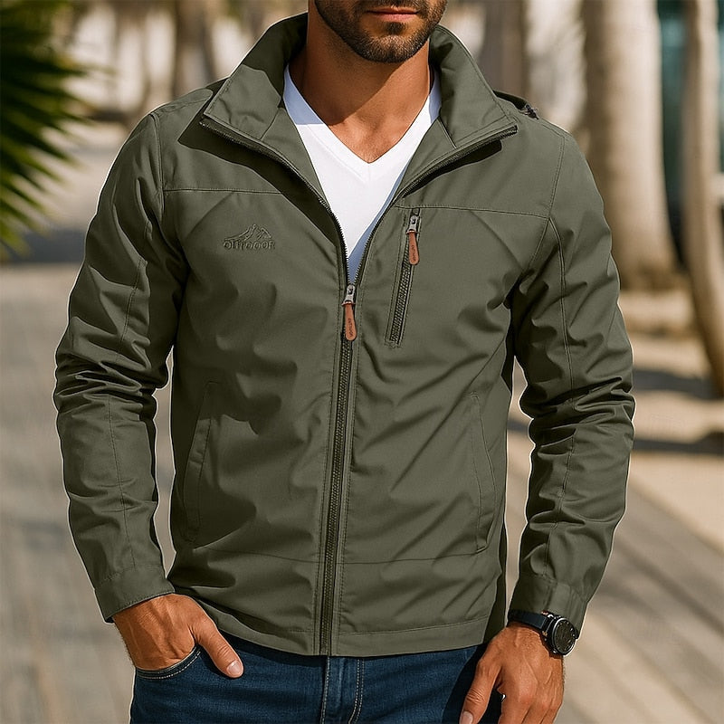Men's Stand-Up Collar Outdoor Jacket