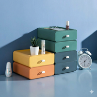 Colorful stackable-plastic-storage-drawers