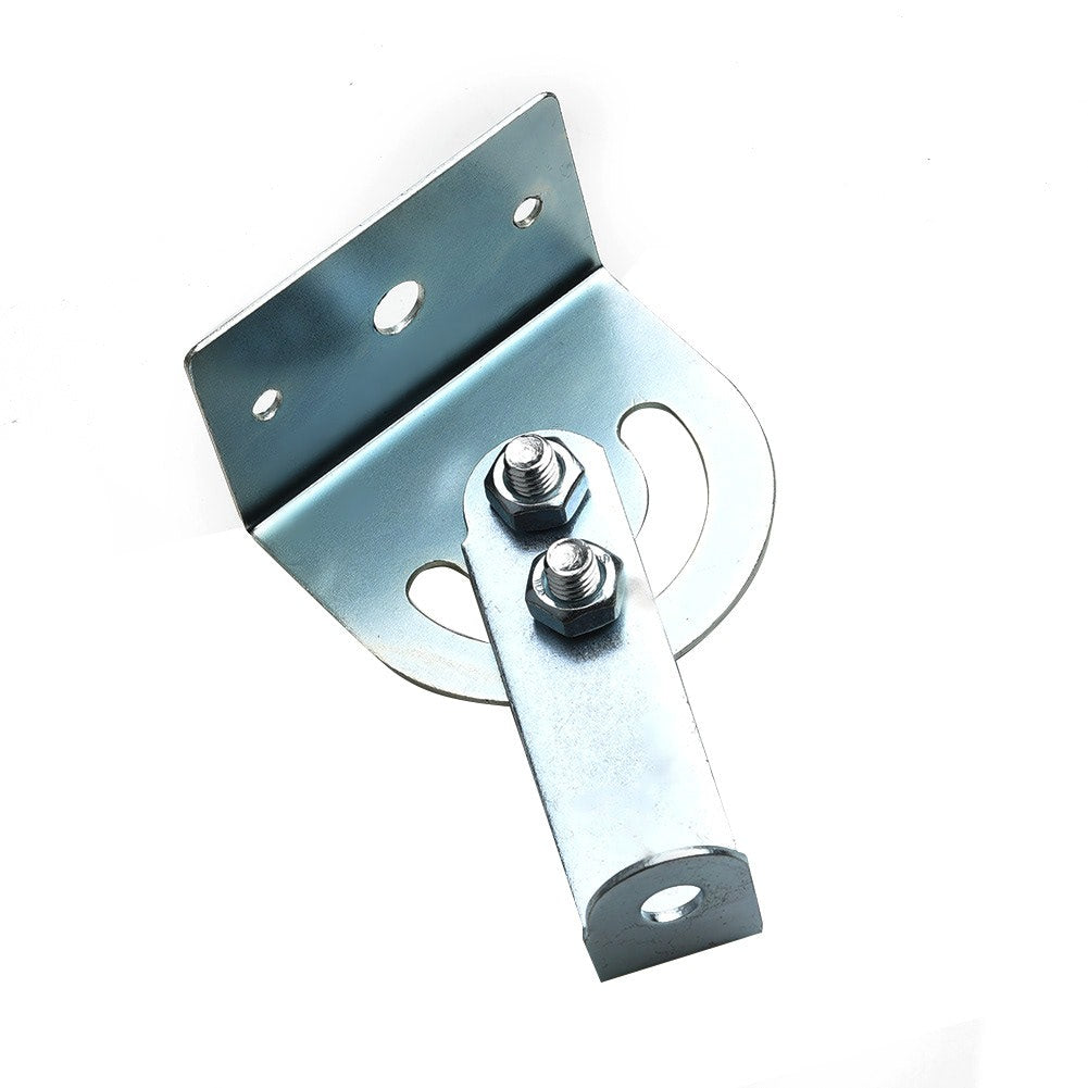 Metal mounting bracket and hardware for installing a circular mirror
