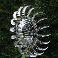 Kinetic Metal Outdoor Garden Wind Spinner